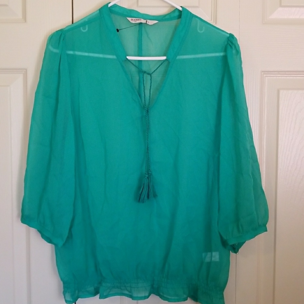 Sheer blouse